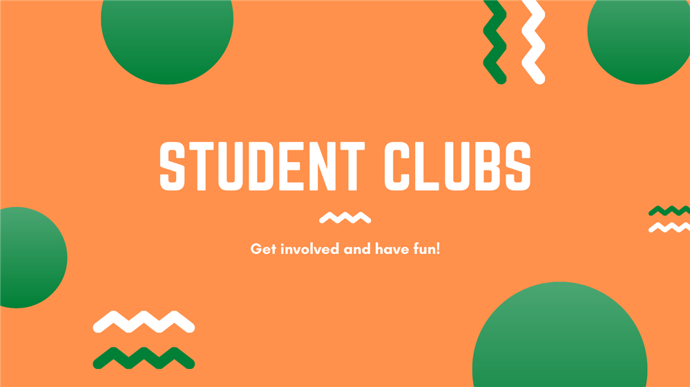 Student Clubs Logo - Get involved and have fun!